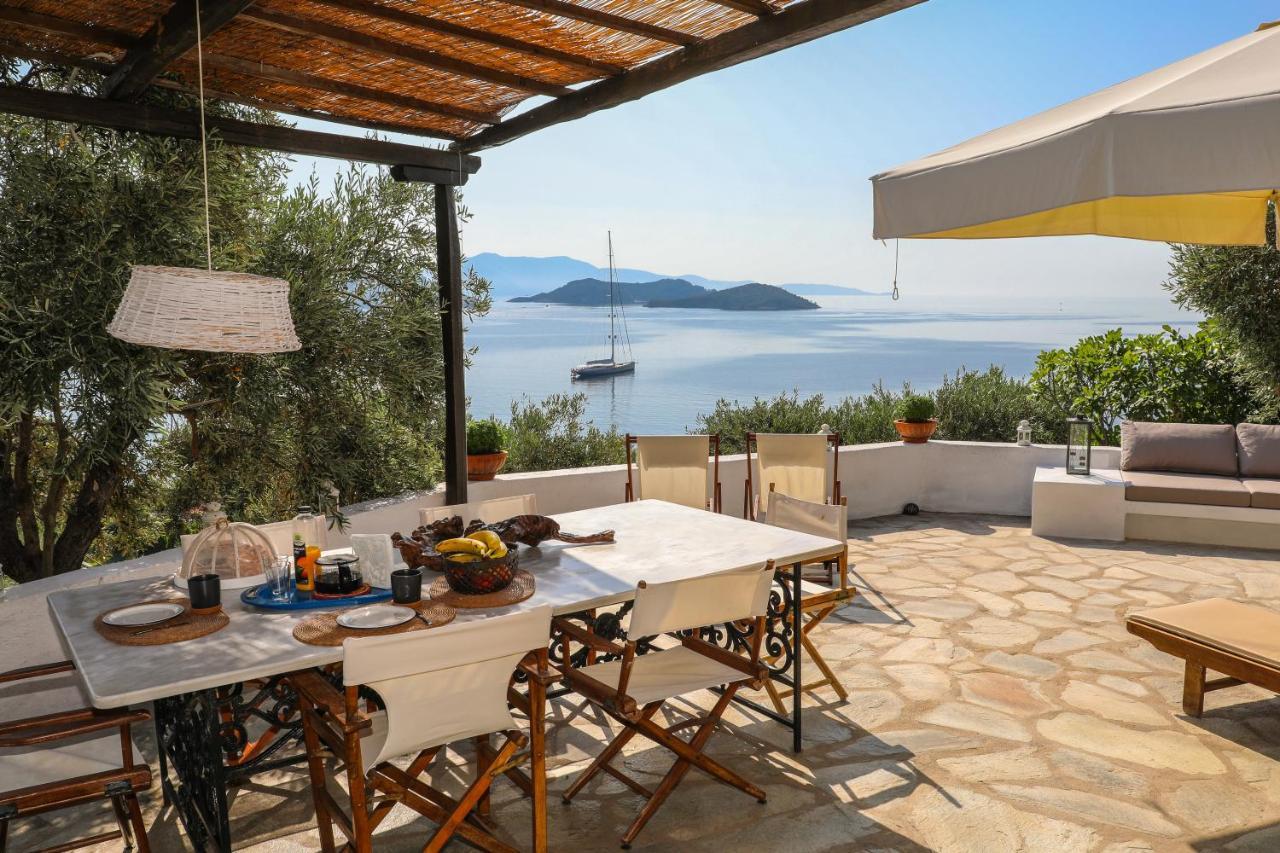 Golden View Villa İskados Dış mekan fotoğraf